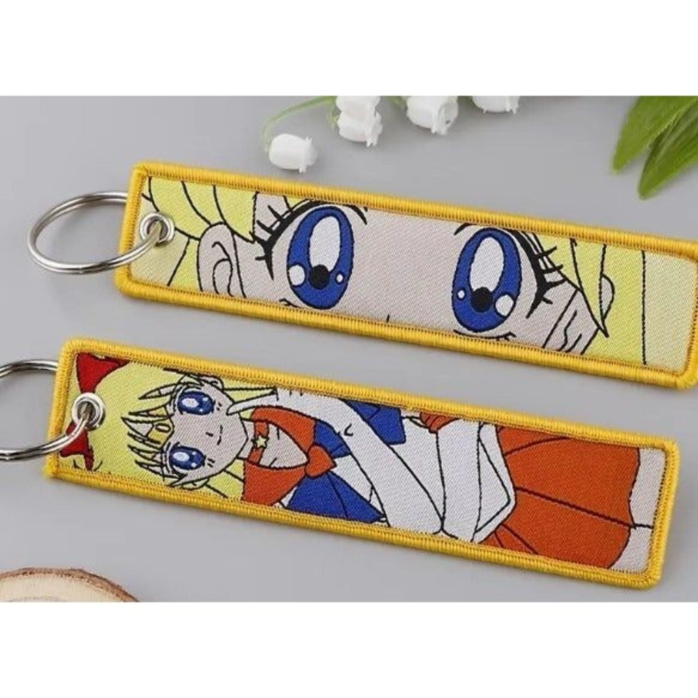 Sailor Moon Embroidered Keychain - NIP
